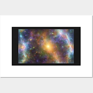 Seamless Stellar Cosmos Texture Patterns XIX Posters and Art